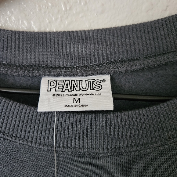 PEANUTS SWEATSHIRT Grayson Threads SNOOPY Oversized Sweater NWT Sz M - Picture 4 of 5